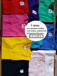 unbedruckte T-shirts